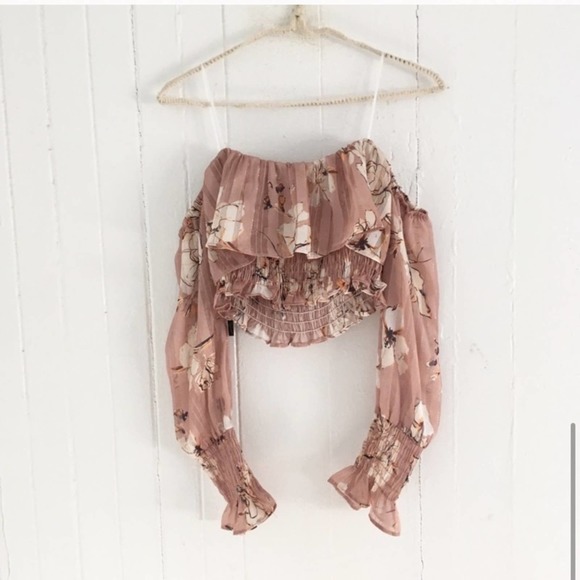 Floral Crop‎ Top - Picture 4 of 5